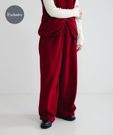 『別注』THOUSAND MILE×URBAN RESEARCH KNIT FREECE LONG PANTS
