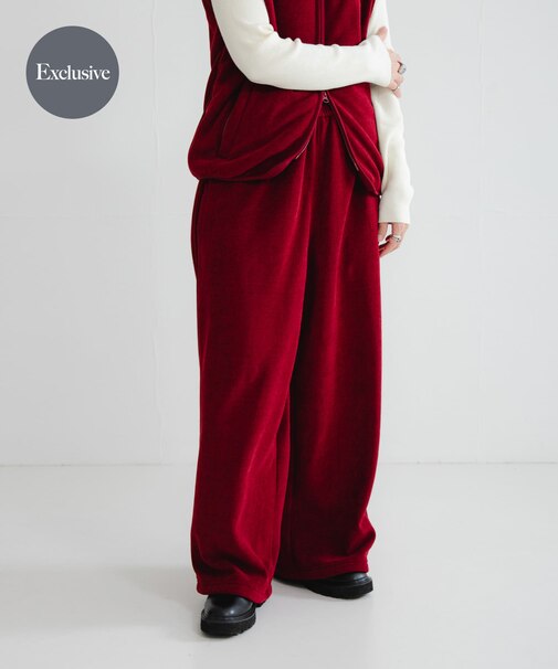 『別注』THOUSAND MILE×URBAN RESEARCH KNIT FREECE LONG PANTS