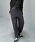 new basic　CASHMERE SILK MOULINE LONGPANTS