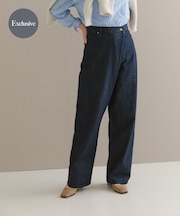 『別注』Lee×ROSSO FRONT TUCK DENIM PANTS