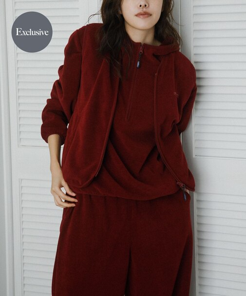 『別注』THOUSAND MILE×URBAN RESEARCH　KNIT FREECE ZIP VEST
