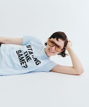Teya Flock Letter T-shirts