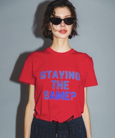 Teya Flock Letter T-shirts
