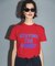 Teya　Flock Letter T-shirts