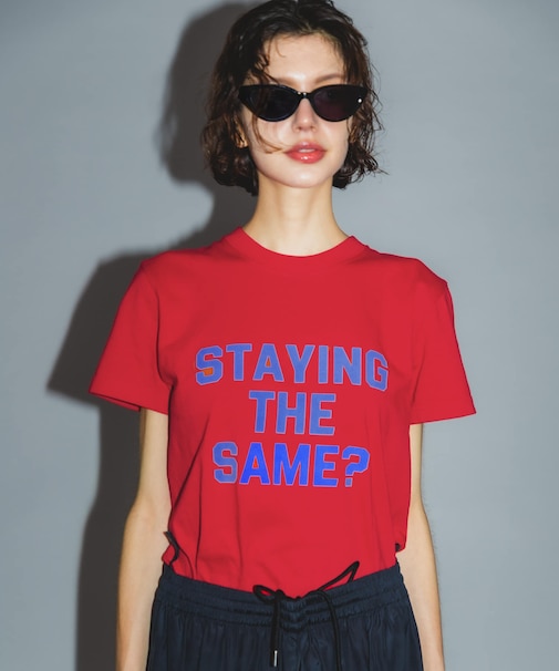 Teya Flock Letter T-shirts