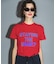 Teya　Flock Letter T-shirts