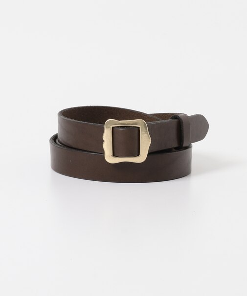 atelier brugge WAVE BUCKLE SLIDE BELT