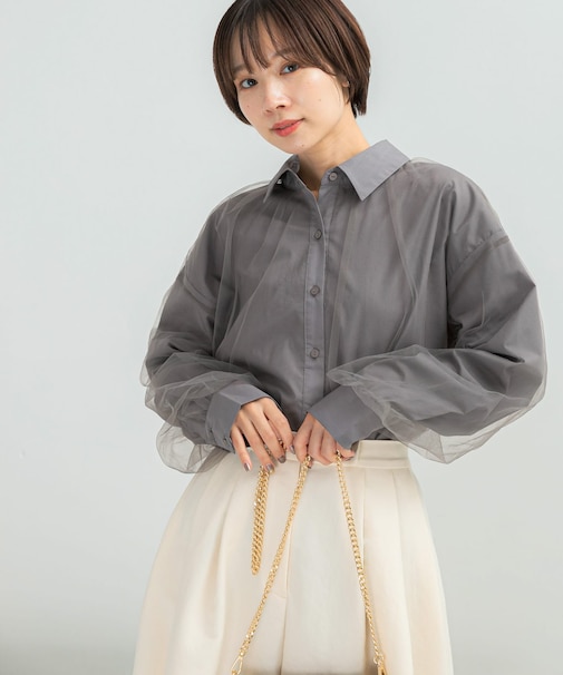 Torrazzo Donna Sheer Tulle Shirt
