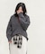 鹿子編みスキッパー衿ニット