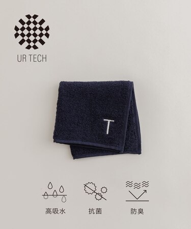 『UR TECH』イニシャルハンドタオル