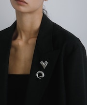 decor『デコール』 Broach heart 2piece set