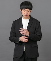 LIFE STYLE TAILOR ブラッシュドツイルストレッチジャケット