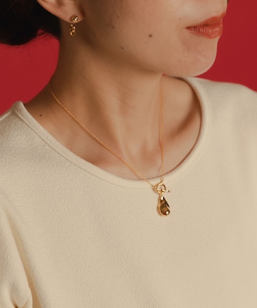 LAPUIS Oyster 2way ネックレス
