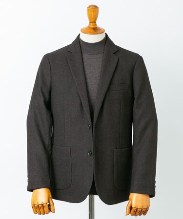 LIFE STYLE TAILOR ツイードライクコンフォータブルジャケット