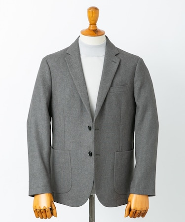 LIFE STYLE TAILOR　ツイードライクコンフォータブルジャケット