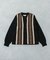 UNDYED ALPACA STRIPE CARDIGAN