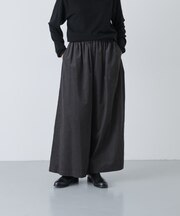 ドットコーデュロイワイドパンツ