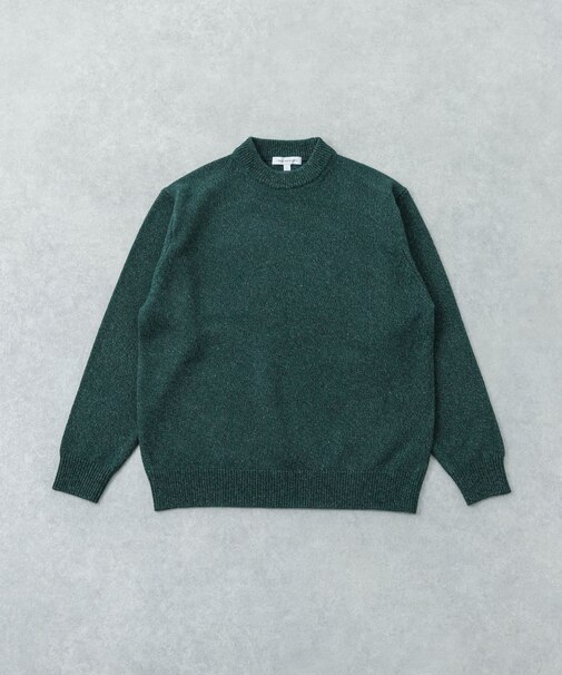 MIX MOULINE CREW-NECK KNIT