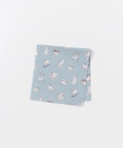 LIFE STYLE TAILOR アニマルモチーフ柄コットンハンカチ