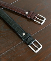 LIFE STYLE TAILOR エンボスレザーベルト