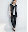 『WEB／一部店舗限定』『SHORT／TALLサイズあり』ペプラムジレ+テーパードパンツ