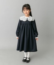 スカラーレース襟ワンピース(KIDS)