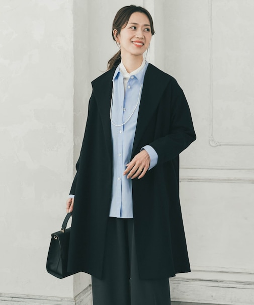 『WEB限定』ダブルクロスガウンコート