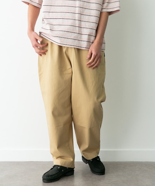 ベーシックワイドイージーチノパンツ