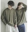 『一部WEB限定カラー』『ユニセックス』シシュウダンボールポンチロングスリーブTシャツ
