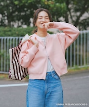『仁村紗和さん着用』『UR TECH Renew Knit』VネックZIPカーディガン
