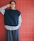 『仁村紗和さん着用』『UR TECH Renew Knit』2WAYベスト