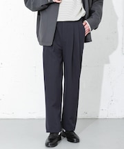 ダブルタックテーパードパンツ