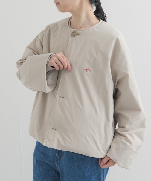 DANTON COLLARLESS JACKET