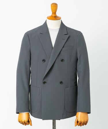LIFE STYLE TAILOR 4WAYストレッチコンフォータブルダブルジャケット