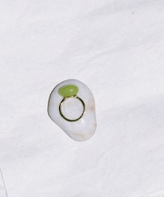 SMELLY so’ oval yellow jade ring