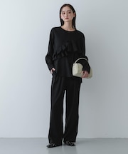 フリルトップパンツセットアップ