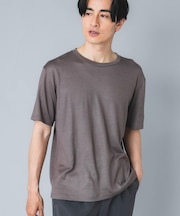 『マシンウォッシャブル』『XLサイズあり』ハイクオリティショートスリーブウールTシャツ