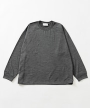 『洗濯可』new basic　WASHABLE MERINO WOOL LONG-SLEEVE