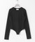 new basic　WASHABLE WOOL CONTOUR TOP