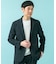 LIFE STYLE TAILOR　メランジストレッチジャケット