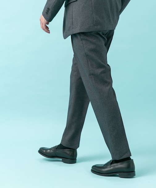 LIFE STYLE TAILOR　メランジストレッチパンツ