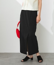 『UR TECH DRYLUXE』リネンライクスリットタイトスカート