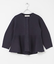 MARILYN MOON PAPER KNIT EMBROIDERY JACKET