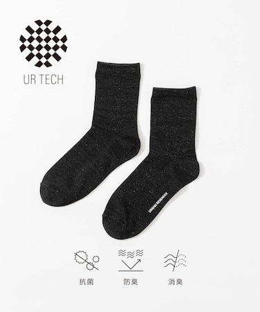 『UR TECH』ラメミックスソックス