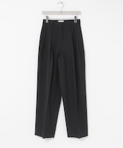 new basic　HIGH TWIST WOOL PANTS