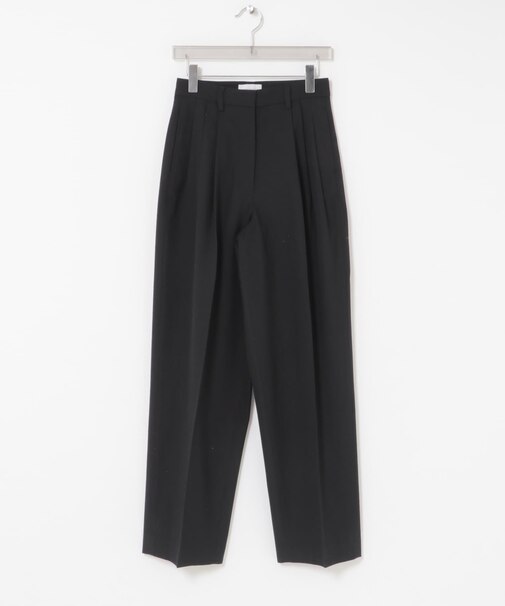 new basic HIGH TWIST WOOL PANTS