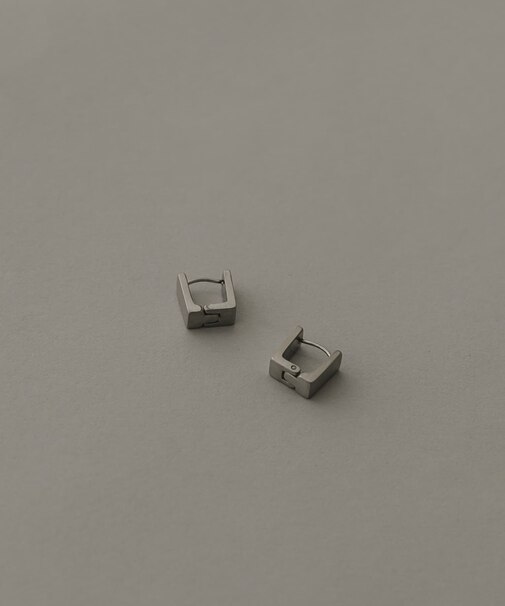 ステンレススクエアピアス