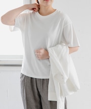 FORK&SPOON ソリッドショートスリーブTシャツ