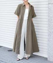 『UR TECH DRYLUXE』リネンライクワンピース
