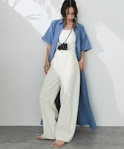 『UR TECH DRYLUXE』リネンライクワンピース